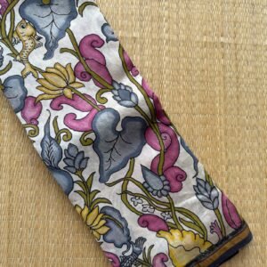 kalamkari chanderi silk saree
