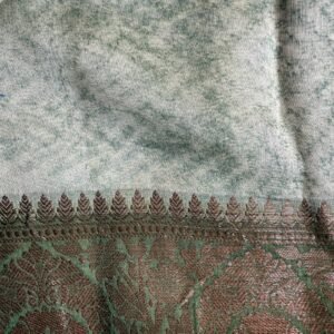 wine & grey beige geometrical pattern maheshwari banarasi saree