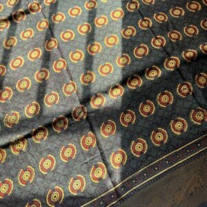 Ajrakh Dola Silk Saree – AD05