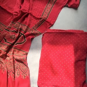 Ajrakh Modal Two Piece Unstitched Suit – AM01