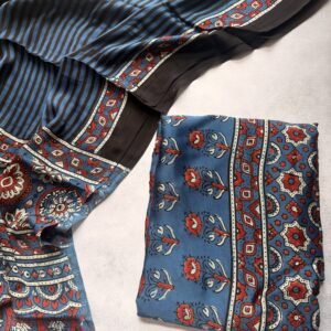 Ajrakh Modal Two Piece Unstitched Suit – AM07