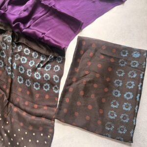 Ajrakh Modal Two Piece Unstitched Suit – AM09