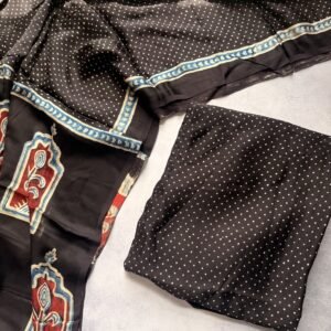 Ajrakh Modal Two Piece Unstitched Suit – AM10