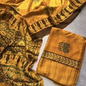 Ajrakh Modal Two Piece Unstitched Suit – AM11